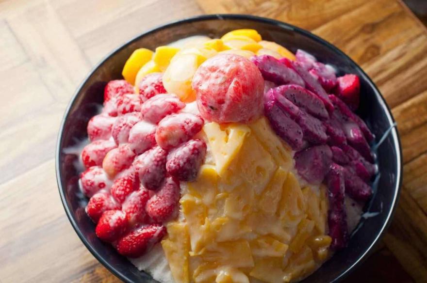 怎样自己就能做水果刨冰的方法