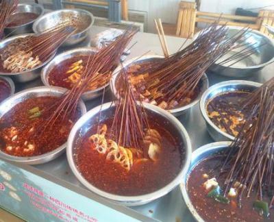 四川特色小吃，看起来很有油吃起来很香